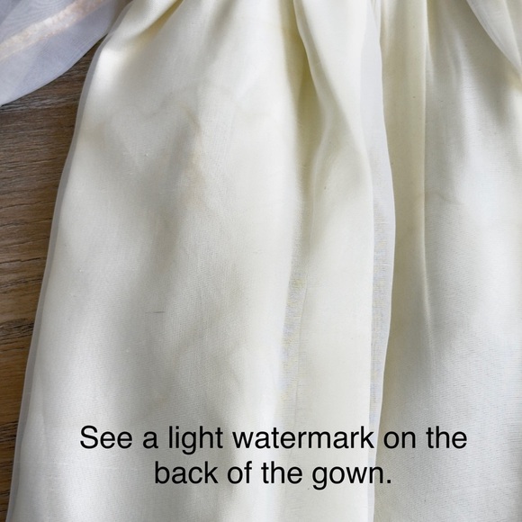 Vintage Baby/Child Baptism Christening Gown Sheer Organza Embroidery W/Shawl - Picture 11 of 16